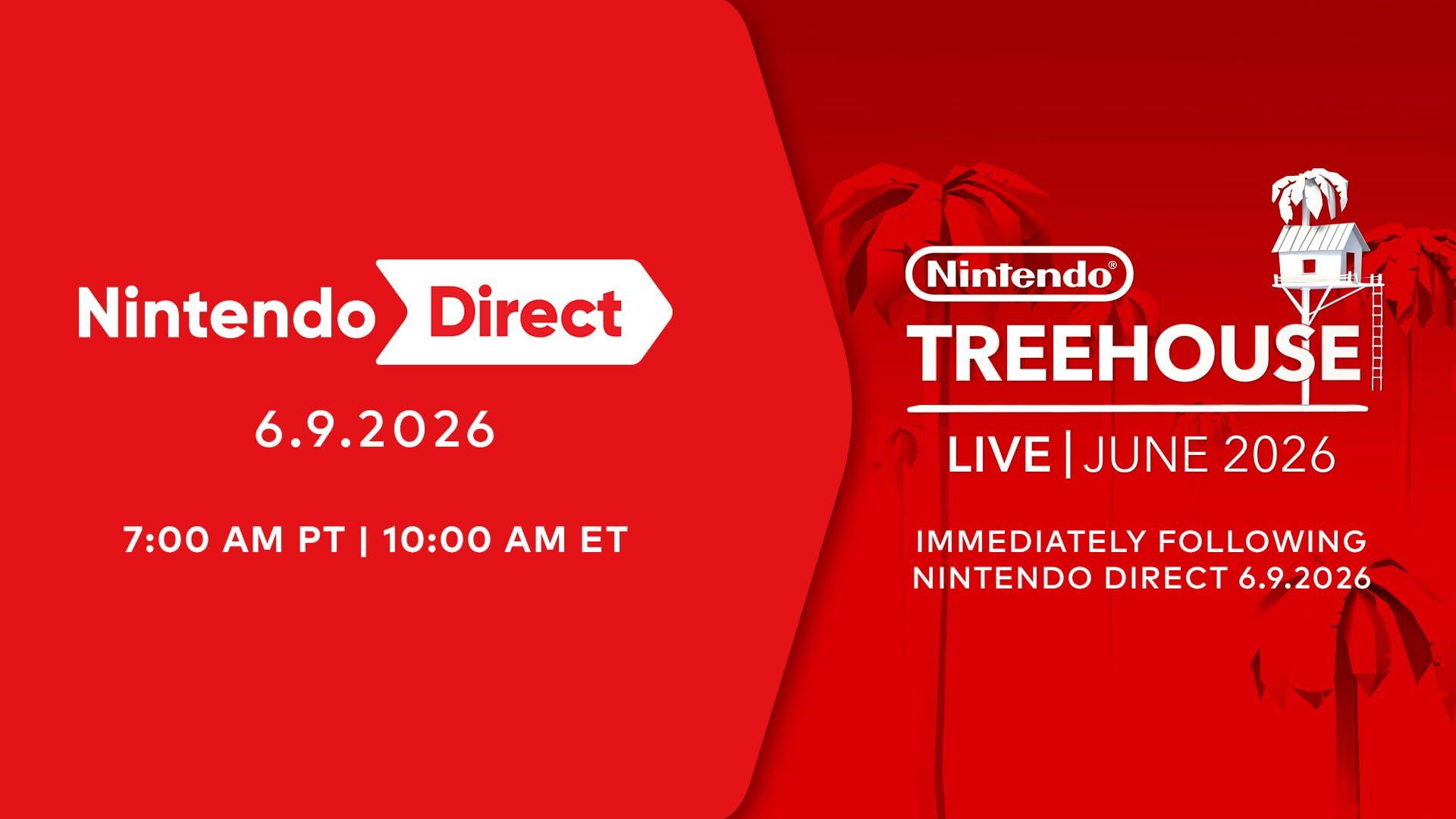 Nintendo Direct 2026.06.09 + Nintendo Treehouse Live: July 2026
