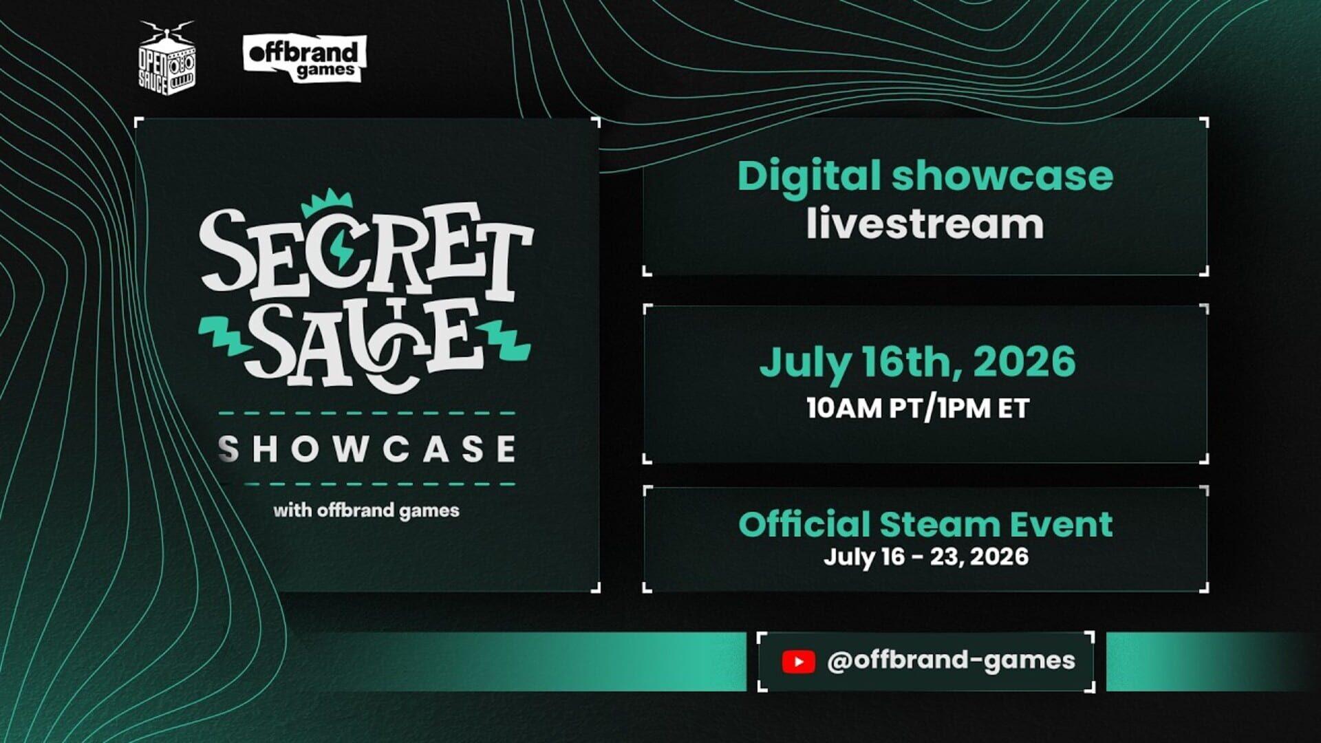 The Secret Sauce Showcase 2026