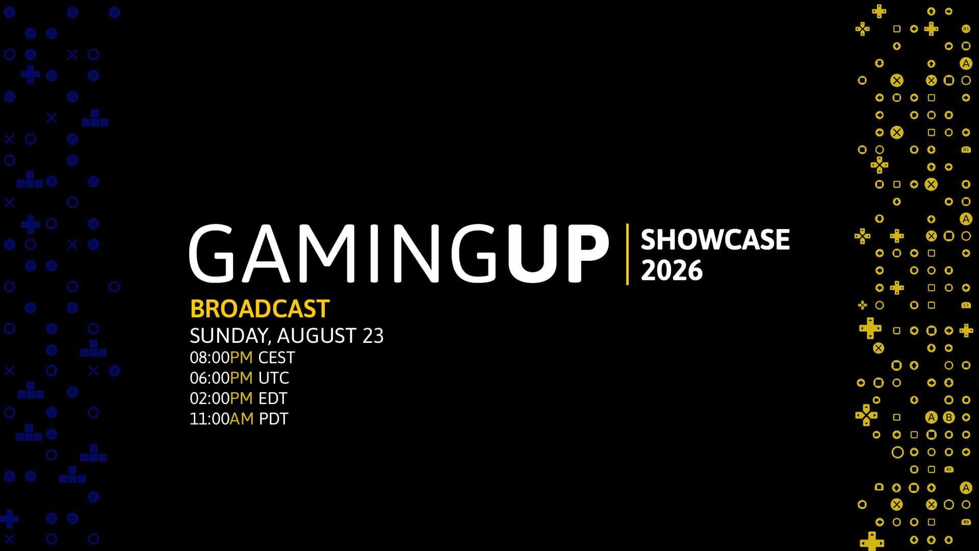 GamingUp Showcase 2026