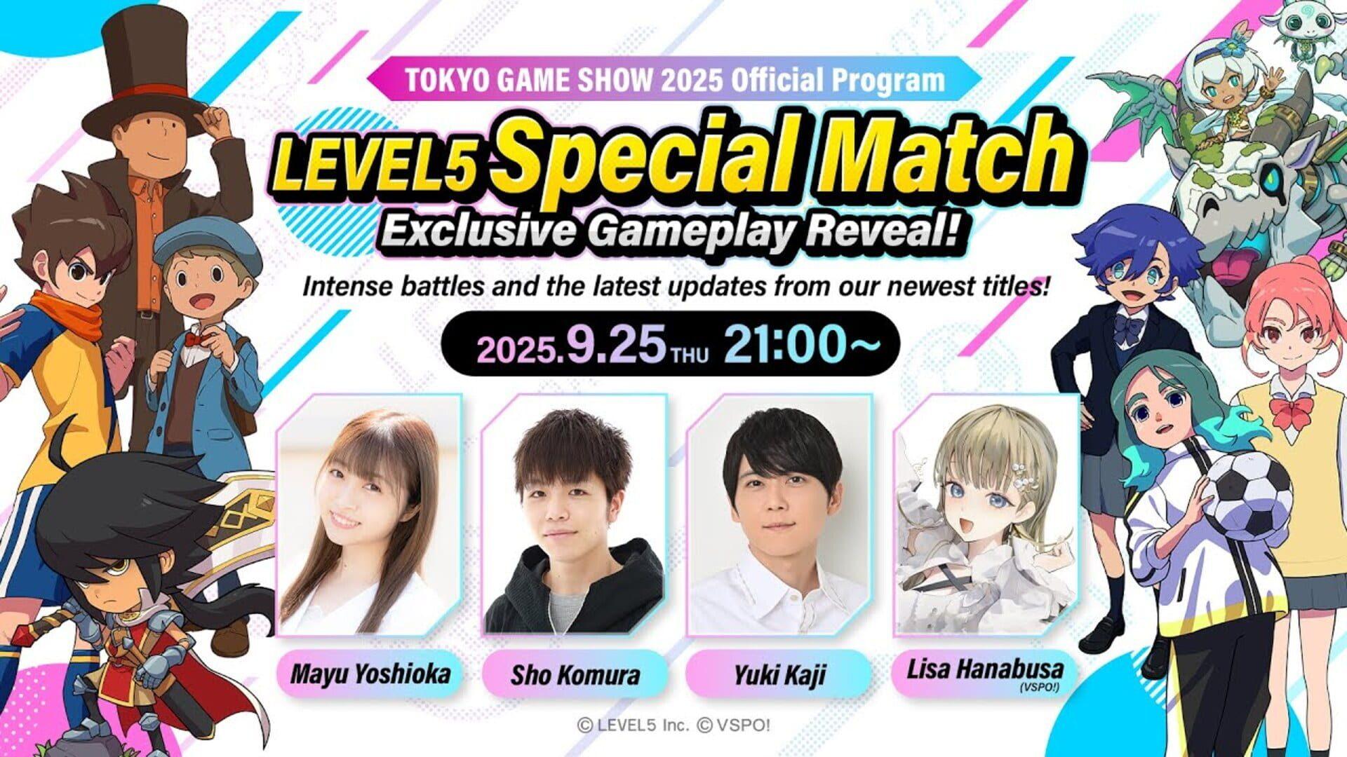 TGS2025: LEVEL5 Special Match: Exclusive Gameplay Reveal!